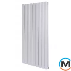 Вертикальний дизайнерський радіатор ARTTIDESIGN Livorno II 9/1200/612/50 білий матовий, Виконання: Вертикальний, Колір: Білий, Висота (мм): 1200, Глибина (мм): 10.3, Кількість секцій: 9, Довжина (мм): 612, Макс. Температура (град.): 90, фото 