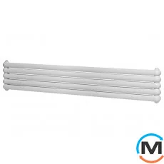 Горизонтальний дизайн радіатор ArtiDesign Sora 5/320/1800 білий матовий, Виконання: Горизонтальний, Колір: Білий, Висота (мм): 320, Глибина (мм): 105, Довжина (мм): 1800, фото 