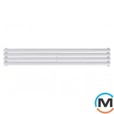 Горизонтальний дизайн радіатор ARTTIDESIGN Rimini II G 4/236/1800/50 білий матовий, Підключення радіатора: Бокове, Виконання: Горизонтальний, Колір: Білий, Висота (мм): 236, Кількість секцій: 4, Довжина (мм): 1800, Кількість рядів: 2, фото 