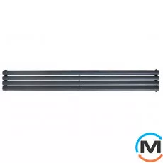 Горизонтальний дизайн радіатор ARTTIDESIGN Rimini II G 4/236/1500/50 сірий матовий, Підключення радіатора: Бокове, Виконання: Горизонтальний, Колір: Сірий, Висота (мм): 236, Кількість секцій: 4, Довжина (мм): 1500, Кількість рядів: 2, фото 