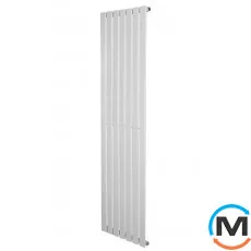 Вертикальний радіатор дизайнерський ARTTIDESIGN Livorno 7/1800/476 білий матовий, Колір: Білий, Висота (мм): 1800, Глибина (мм): 93, Кількість секцій: 7, Довжина (мм): 476, фото 