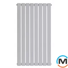 Вертикальний дизайнерський радіатор ARTTIDESIGN Livorno II 8/800/544 білий матовий, Виконання: Вертикальний, Колір: Білий, Висота (мм): 800, Глибина (мм): 97, Кількість секцій: 8, Довжина (мм): 544, Макс. Температура (град.): 90, фото 