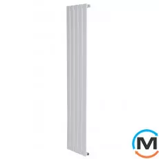 Дизайнерський радіатор вертикальний ARTTIDESIGN Livorno 5/1800/340 білий матовий, Колір: Білий, Кількість секцій: 5, Глибина (мм): 93, Довжина (мм): 340, фото 