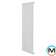 Дизайнерський вертикальний радіатор ARTTIDESIGN Rimini 8/1800/472 білий матовий, Підключення радіатора: Бокове, Виконання: Вертикальний, Колір: Білий, Висота (мм): 1800, Кількість секцій: 8, Довжина (мм): 472, Глибина (мм): 103, Кількість рядів: 1, фото 