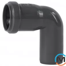 Коліно каналізаційне Ostendorf HT-Safe 32*87˚, Вид каналізації: Внутрішня, Тип каналізації: Проста, Градус (град.): 90, Колір: Темно-сірий, Діаметр (мм): 32, Матеріал: Поліпропілен PPR, фото 