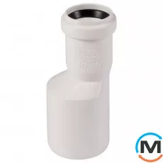 Редукція каналізаційна Ostendorf HT-Safe white 50/32, Варіант: Звичайна, Вид каналізації: Внутрішня, Тип каналізації: Проста, Модифікація: 50/32, Виконання: Для HT-Safe, Колір: Білий, Діаметр (мм): 50, Матеріал: Поліпропілен PPR, фото 