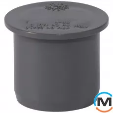 Заглушка каналізаційна Ostendorf HT-Safe 32, Вид каналізації: Внутрішня, Тип каналізації: Проста, Діаметр (мм): 32, Матеріал: Поліпропілен PPR, фото 