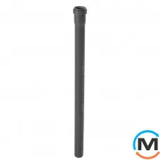 Труба каналізаційна Ostendorf HT-Safe 32*1000, Варіант: З розтрубом, Вид каналізації: Внутрішня, Тип каналізації: Проста, Колір: Темно-сірий, Діаметр (мм): 32, Товщина стінки (мм): 1.8, Довжина (мм): 1000, Матеріал: Поліпропілен PPR, фото 