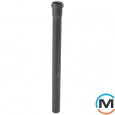 Труба канализационная Ostendorf HT-Safe 40*3000, Вариант: С раструбом, Вид канализации: Внутренняя, Тип канализации: Простая, Цвет: Темно-серый, Диаметр (мм): 40, Толщина стенки (мм): 1.8, Длина (мм): 3000, Материал: Полипропилен PPR, фото 