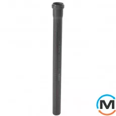 Труба каналізаційна Ostendorf HT-Safe 40*500, Варіант: З розтрубом, Вид каналізації: Внутрішня, Тип каналізації: Проста, Колір: Темно-сірий, Діаметр (мм): 40, Товщина стінки (мм): 1.8, Довжина (мм): 500, Матеріал: Поліпропілен PPR, фото 