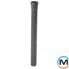 Труба каналізаційна Ostendorf HT-Safe 50*1000, Варіант: З розтрубом, Вид каналізації: Внутрішня, Тип каналізації: Проста, Колір: Темно-сірий, Діаметр (мм): 50, Товщина стінки (мм): 1.8, Довжина (мм): 1000, Матеріал: Поліпропілен PPR, фото 