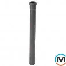 Труба каналізаційна Ostendorf HT-Safe 50*1500, Варіант: З розтрубом, Вид каналізації: Внутрішня, Тип каналізації: Проста, Колір: Темно-сірий, Діаметр (мм): 50, Товщина стінки (мм): 1.8, Довжина (мм): 1500, Матеріал: Поліпропілен PPR, фото 