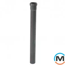 Труба канализационная Ostendorf HT-Safe 50*3000, Вариант: С раструбом, Вид канализации: Внутренняя, Тип канализации: Простая, Цвет: Темно-серый, Диаметр (мм): 50, Толщина стенки (мм): 1.8, Длина (мм): 3000, Материал: Полипропилен PPR, фото 