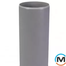 Труба канализационная Ostendorf HT-Safe без раструба 125*5000, Вариант: Без раструба, Вид канализации: Внутренняя, Тип канализации: Простая, Цвет: Темно-серый, Диаметр (мм): 125, Толщина стенки (мм): 3.1, Длина (мм): 5000, Материал: Полипропилен PPR, фото 