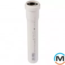 Труба канализационная Ostendorf HT-Safe white 32*150, Вариант: С раструбом, Вид канализации: Внутренняя, Тип канализации: Простая, Цвет: Белый, Диаметр (мм): 32, Толщина стенки (мм): 1.8, Длина (мм): 150, Материал: Полипропилен PPR, фото 