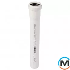 Труба каналізаційна Ostendorf HT-Safe white 40*250, Варіант: З розтрубом, Вид каналізації: Внутрішня, Тип каналізації: Проста, Колір: Білий, Діаметр (мм): 40, Товщина стінки (мм): 1.8, Довжина (мм): 250, Матеріал: Поліпропілен PPR, фото 