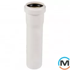 Труба канализационная Ostendorf HT-Safe white 50*150, Вариант: С раструбом, Вид канализации: Внутренняя, Тип канализации: Простая, Цвет: Белый, Диаметр (мм): 50, Толщина стенки (мм): 1.8, Длина (мм): 150, Материал: Полипропилен PPR, фото 