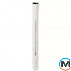 Труба каналізаційна Ostendorf HT-Safe white 50*2000, Варіант: З розтрубом, Вид каналізації: Внутрішня, Тип каналізації: Проста, Колір: Білий, Діаметр (мм): 50, Товщина стінки (мм): 1.8, Довжина (мм): 2000, Матеріал: Поліпропілен PPR, фото 