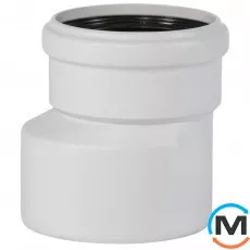 Редукция канализационная Ostendorf Skolan db 125/110, Вариант: Обычная, Вид канализации: Внутренняя, Тип канализации: Бесшумная, Модификация: 125/100, Исполнение: Для Skolan db, Цвет: Светло-серый, Диаметр (мм): 125, Материал: Полипропилен PPR, фото 