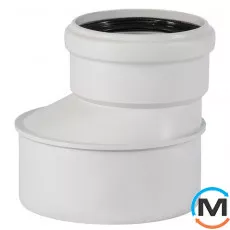 Редукція каналізаційна Ostendorf Skolan db 150/110, Варіант: Звичайна, Вид каналізації: Внутрішня, Тип каналізації: Безшумна, Модифікація: 150/100, Виконання: Для Skolan db, Колір: Світло сірий, Діаметр (мм): 150, Матеріал: Поліпропілен PPR, фото 