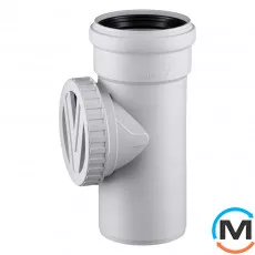 Ревізія каналізаційна Ostendorf Skolan db 110, Вид каналізації: Внутрішня, Тип каналізації: Безшумна, Діаметр (мм): 100, Матеріал: Поліпропілен PPR, фото 