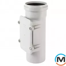 Ревізія каналізаційна Ostendorf Skolan db 150, Вид каналізації: Внутрішня, Тип каналізації: Безшумна, Діаметр (мм): 150, Матеріал: Поліпропілен PPR, фото 