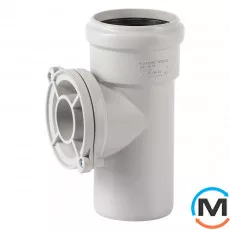 Ревізія каналізаційна Ostendorf Skolan db 75, Вид каналізації: Внутрішня, Тип каналізації: Безшумна, Діаметр (мм): 75, Матеріал: Поліпропілен PPR, фото 