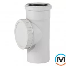 Ревизия канализационная Ostendorf Skolan db 90, Вид канализации: Внутренняя, Тип канализации: Бесшумная, Диаметр (мм): 90, Материал: Полипропилен PPR, фото 