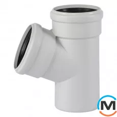 Трійник каналізаційний Ostendorf Skolan db 110/110х67, Вид каналізації: Внутрішня, Тип каналізації: Безшумна, Градус (град.): 67, Модифікація: 100/100х67, Колір: Світло сірий, Діаметр (мм): 100, Матеріал: Поліпропілен PPR, фото 