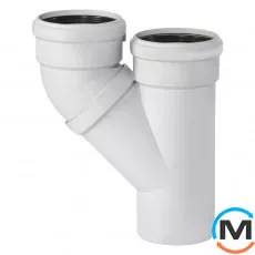 Трійник каналізаційний Ostendorf Skolan db паралельний 110/110, фото 