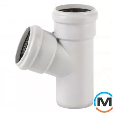 Трійник каналізаційний Ostendorf Skolan db 75/75х67, Вид каналізації: Внутрішня, Тип каналізації: Безшумна, Градус (град.): 67, Модифікація: 75/75х67, Колір: Світло сірий, Діаметр (мм): 75, Матеріал: Поліпропілен PPR, фото 