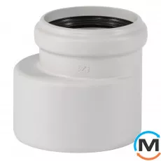 Редукция канализационная Ostendorf Skolan db 110/70, Вариант: Обычная, Вид канализации: Внутренняя, Тип канализации: Бесшумная, Модификация: 100/70, Исполнение: Для Skolan db, Цвет: Светло-серый, Диаметр (мм): 100, Материал: Полипропилен PPR, фото 