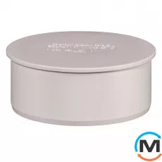 Заглушка каналізаційна Ostendorf Skolan db 90, Вид каналізації: Внутрішня, Тип каналізації: Безшумна, Діаметр (мм): 90, Матеріал: Поліпропілен PPR, фото 