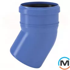 Коліно Valsir Triplus Ø110 30°, Градус (град.): 30, Діаметр (мм): 110, фото 