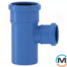 Трійник Valsir Triplus редукційний Ø75/50 87°, Градус (град.): 87, Модифікація: 75/50, Діаметр (мм): 75, фото 