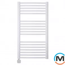 Електричний сушка для рушників Luxrad BASIC G 1200x500 тен (600 Вт) білий, прихований монтаж, зліва, Висота (мм): 1200, Модифікація: скрытый монтаж, Виконання: Лівий, Макс. потужність (Вт): 600, фото 