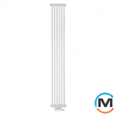 Радіатор Luxrad COLUMNUS двотрубний 1800x290 ZDC (центральний) білий, Виконання: Вертикальний, Колір: Білий, Висота (мм): 1800, Кількість рядів: 2, Довжина (мм): 290, фото 