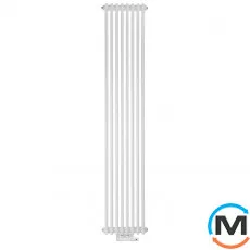 Радіатор Luxrad COLUMNUS двотрубний 1800x380 ZDC білий, Виконання: Вертикальний, Колір: Білий, Висота (мм): 1800, Кількість рядів: 2, Довжина (мм): 380, фото 