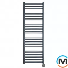 Електричний сушка для рушників Luxrad REGULAR 1480x500 антрацит RAL 7016, тен (600 Вт) прихований монтаж, праворуч, Висота (мм): 1480, Модифікація: скрытый монтаж, Виконання: Правий, фото 