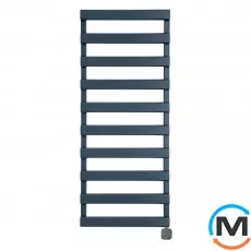 Електричний сушка для рушників Luxrad SCALA NEW 1230x500 антрацит RAL 7016, тен (600 Вт) прихований монтаж, праворуч, Колір: Антрацит, Висота (мм): 1230, Модифікація: скрытый монтаж, Виконання: Правий, фото 