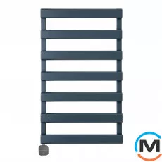 Електричний сушка для рушників Luxrad SCALA NEW 840x500 антрацит RAL 7016, тен (300 Вт) прихований монтаж, зліва, Колір: Антрацит, Висота (мм): 840, Модифікація: скрытый монтаж, Виконання: Лівий, фото 