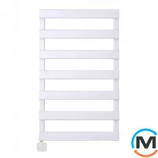 Електричний сушка для рушників Luxrad SCALA NEW 840x500 білий RAL 9003, тен (300 Вт) прихований монтаж, зліва, Колір: Білий, Висота (мм): 840, Модифікація: скрытый монтаж, Виконання: Лівий, фото 