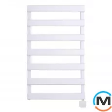 Електричний сушка для рушників Luxrad SCALA NEW 840x500 білий RAL 9003, тен (300 Вт) прихований монтаж, праворуч, Колір: Білий, Висота (мм): 840, Модифікація: скрытый монтаж, Виконання: Правий, фото 