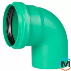 Коліно каналізаційне Ostendorf KG2000B 150х87°, Градус (град.): 87, Діаметр (мм): 160, фото 