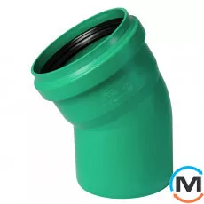 Коліно каналізаційне Ostendorf KG2000B 200х30°, Градус (град.): 30, Діаметр (мм): 200, фото 