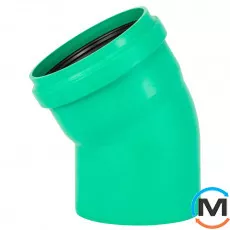 Коліно каналізаційне Ostendorf KG2000B 250х30°, Градус (град.): 30, Діаметр (мм): 250, фото 