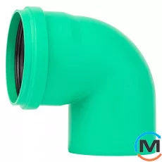 Коліно каналізаційне Ostendorf KG2000B 250х87°, Градус (град.): 87, Діаметр (мм): 250, фото 