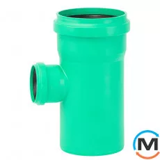 Трійник каналізаційний Ostendorf KG2000EA 200х110 87°, Градус (град.): 87, Діаметр (мм): 200, Модифікація: 200х110 87°, фото 