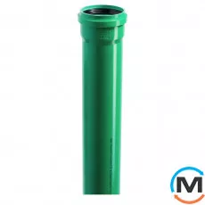 Труба каналізаційна Ostendorf KG2000EM 110х2000 мм, Діаметр (мм): 110, Довжина (мм): 2000, фото 