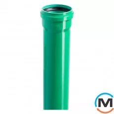 Труба канализационная Ostendorf KG2000EM 125х1000 мм, Диаметр (мм): 125, Длина (мм): 1000, фото 